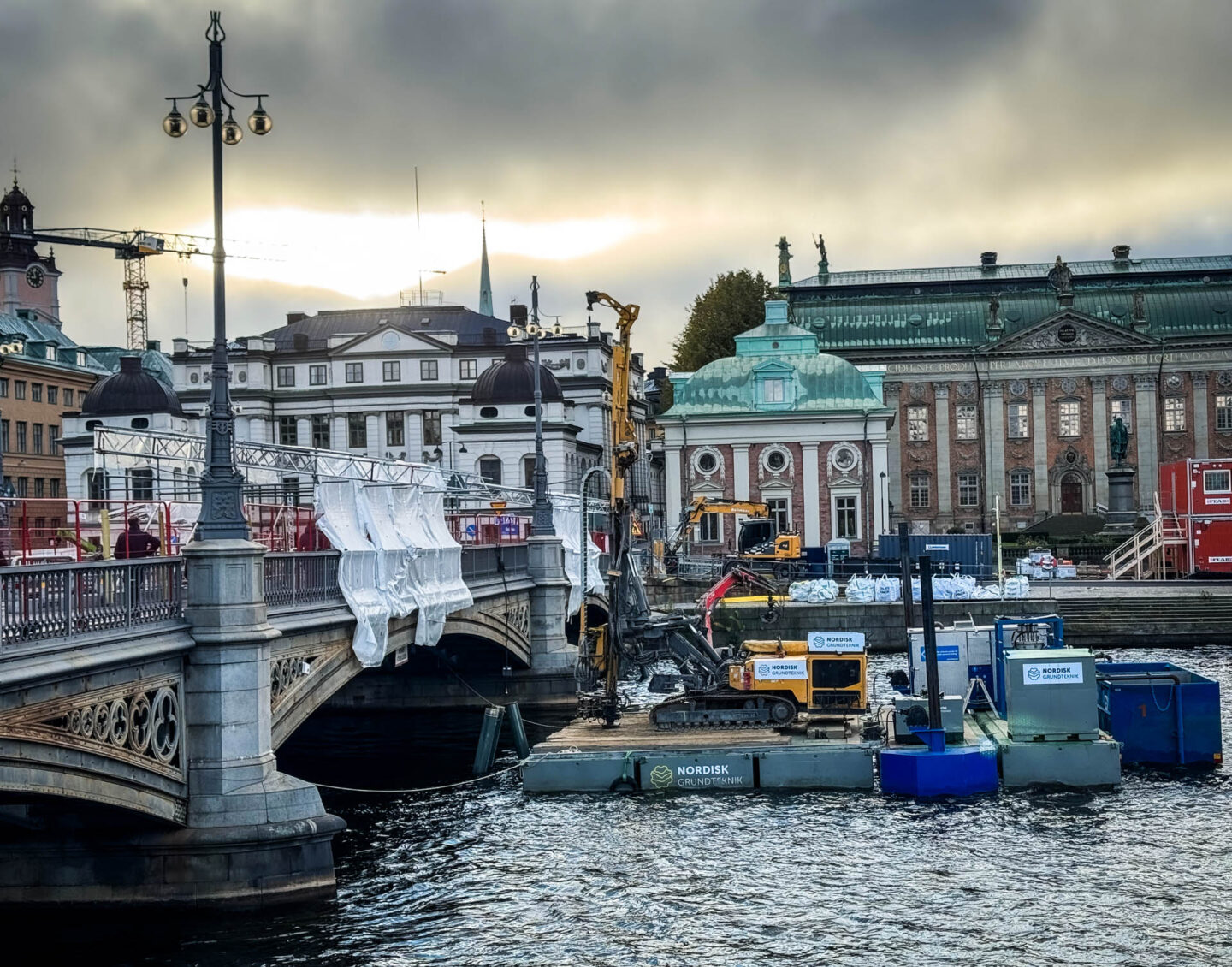 Förstärkning av Vasabron i Stockholm.
