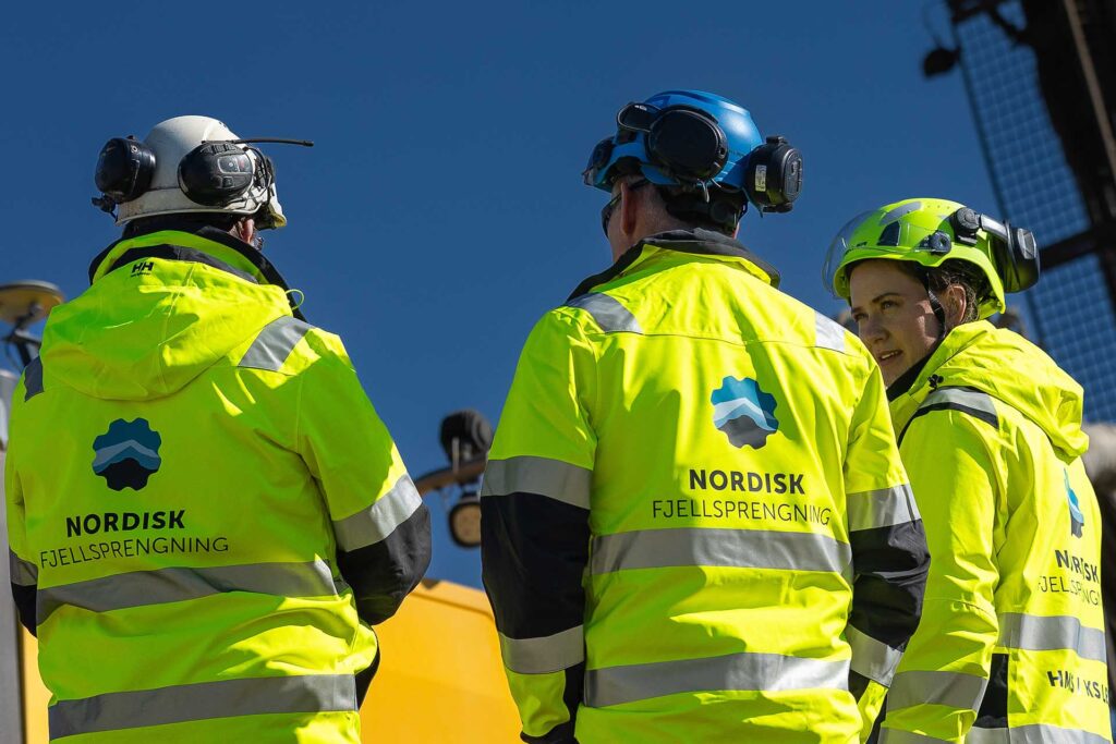 Medarbetare från Nordisk Fjellsprengning